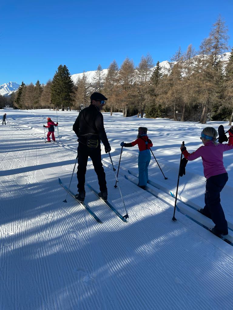 ski de fond, ski club la lienne