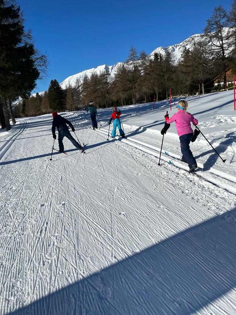ski de fond, ski club la Lienne